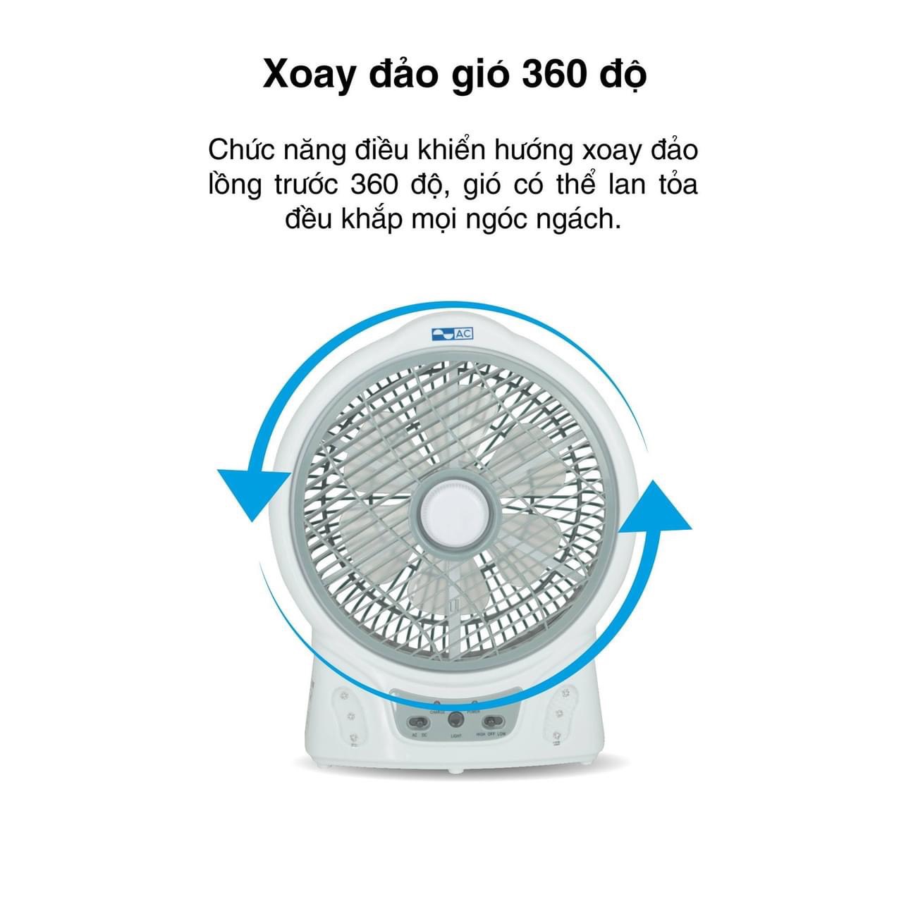 Quạt sạc AC ARF03D106