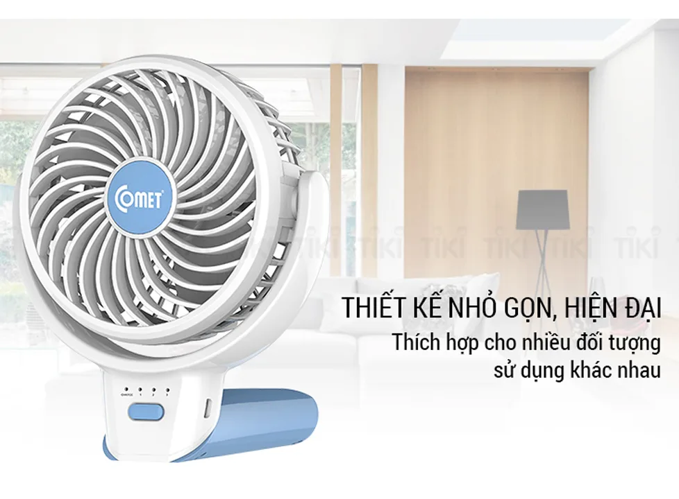 Quạt sạc Comet CRF0904