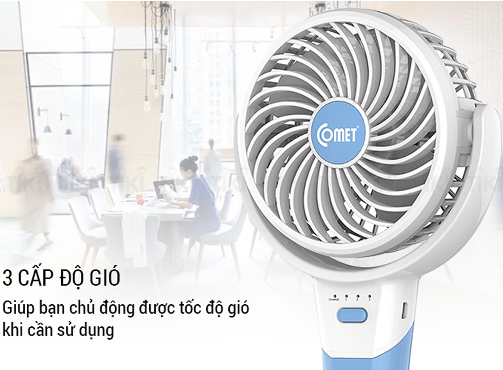 Quạt sạc Comet CRF0904