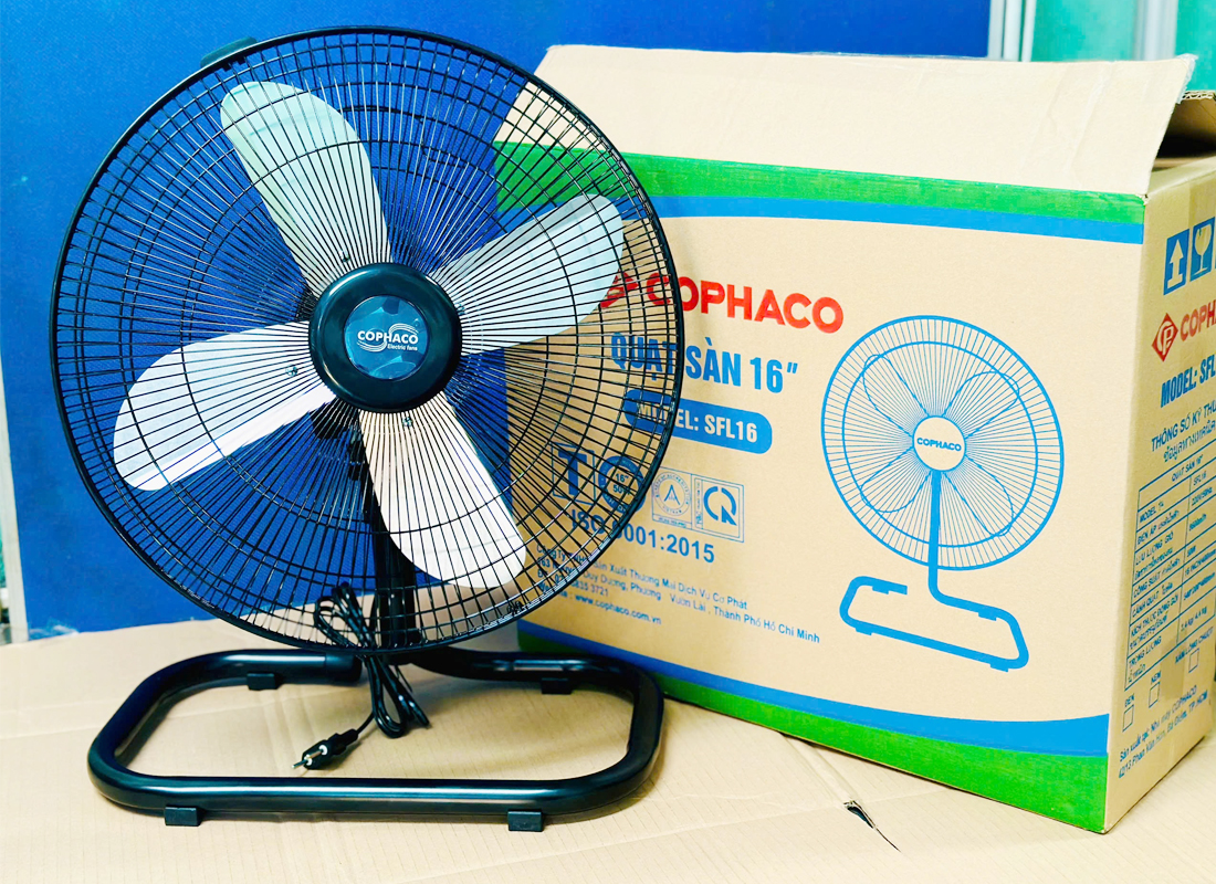Quạt sàn chân quỳ Cophaco SFL16
