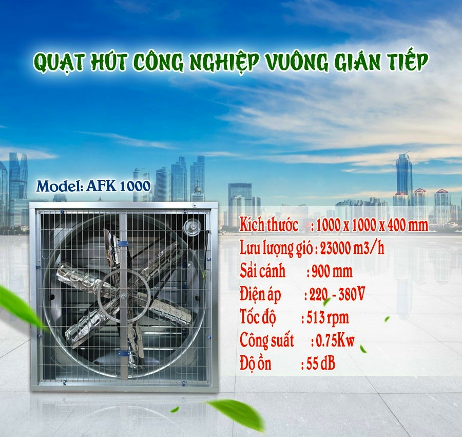 Quạt thông gió nhà xưởng AFan AFK1000