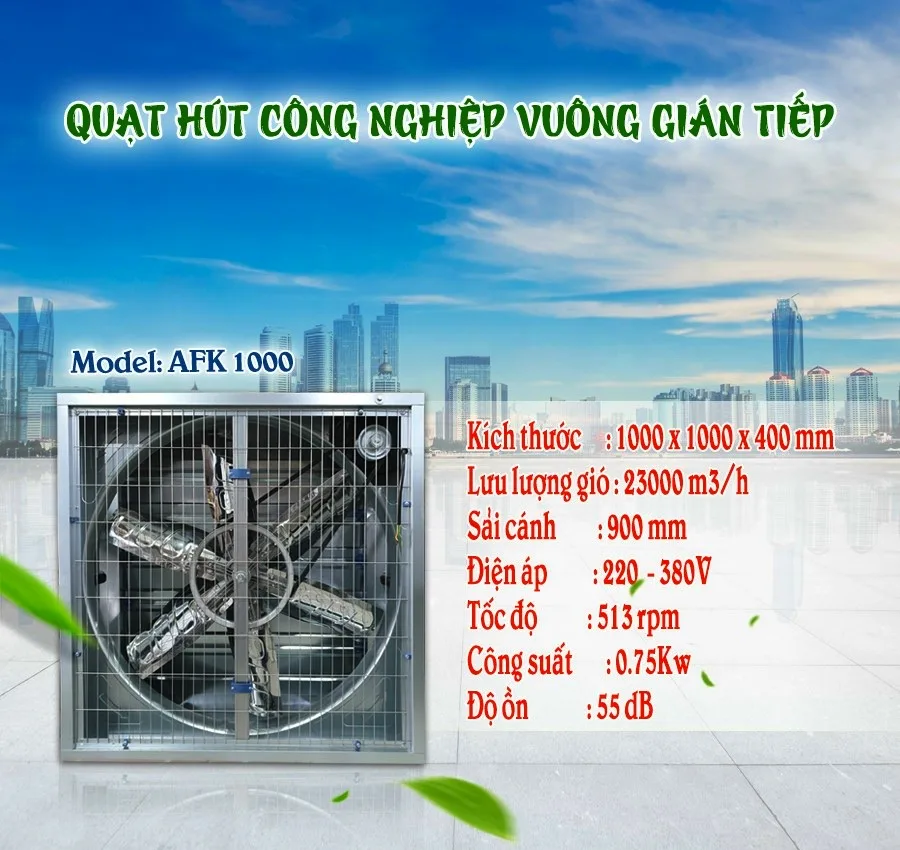 Quạt thông gió nhà xưởng AFan AFK1000