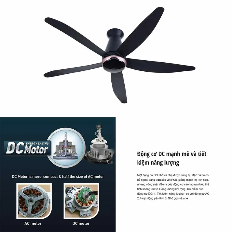 Quạt trần 5 cánh Panasonic F-60FEN
