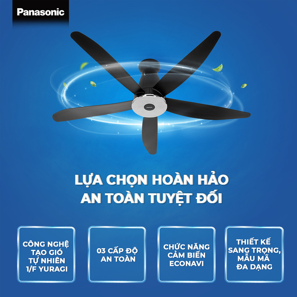 Quạt trần 5 cánh Panasonic F-60XDN