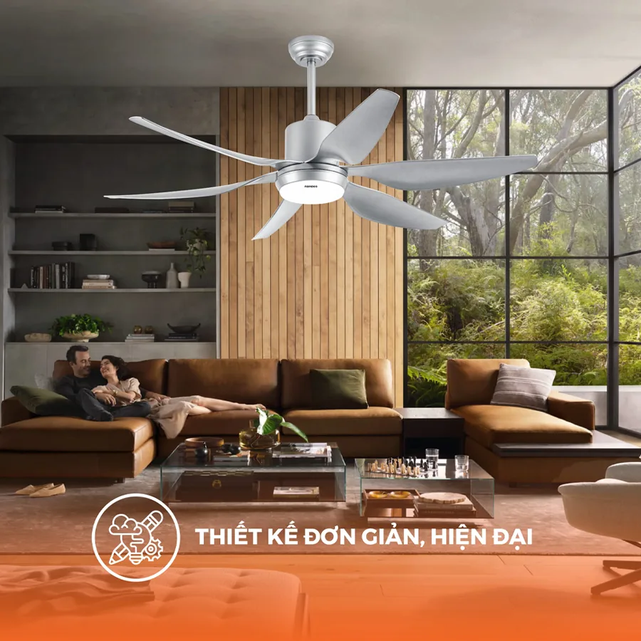 Quạt trần 6 cánh Nanoco NCF5462