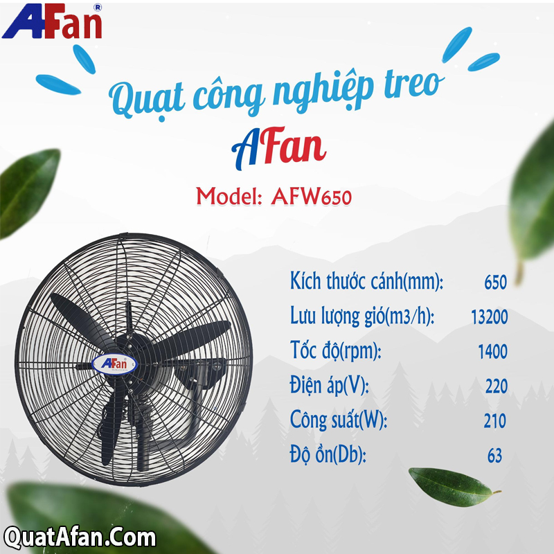 Quạt treo công nghiệp AFan AFW-650