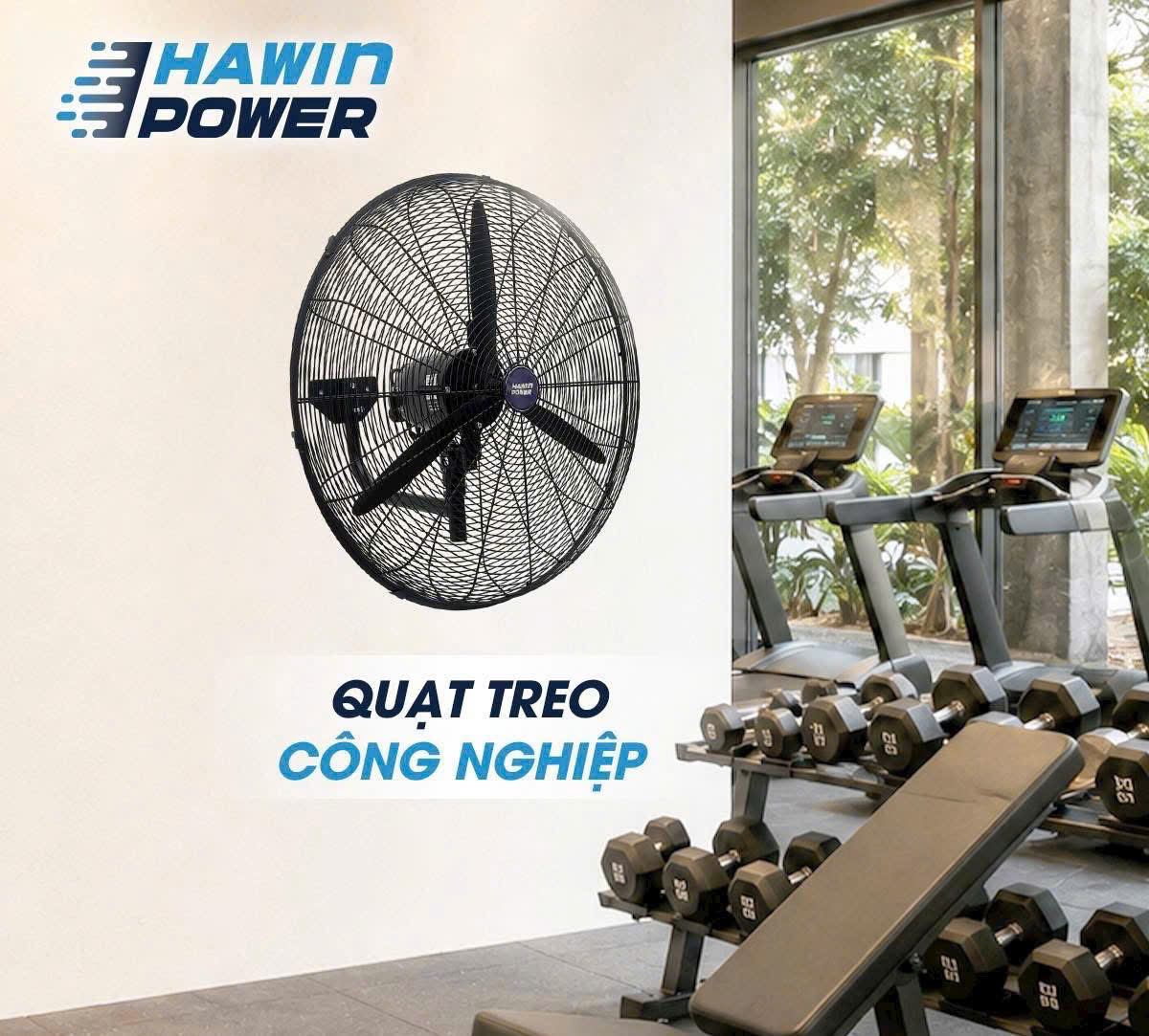 Quạt treo công nghiệp Hawin Power HH-HWT500