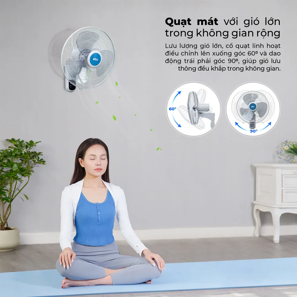 Quạt treo tường AC 3 cánh AWF04A163