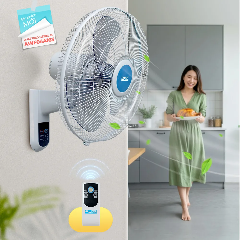 Quạt treo tường AC 3 cánh AWF04A163