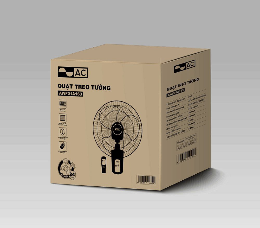Quạt treo tường AC AWF01A163