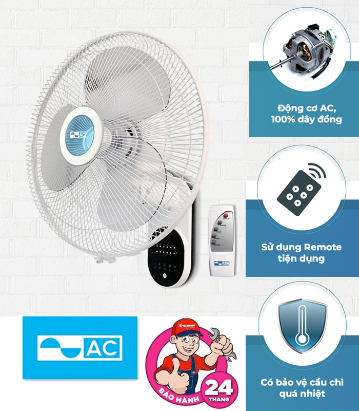 Quạt treo tường AC AWF02A163