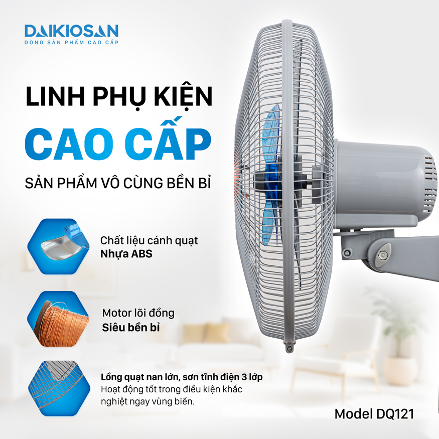Quạt treo tường Daikiosan DQ121