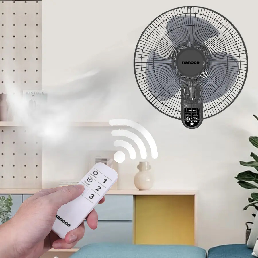 Quạt treo tường Nanoco NWF1615RC-GR