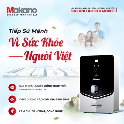 Máy biến đổi nước RO thành nước ion kiềm tươi Makano MN068