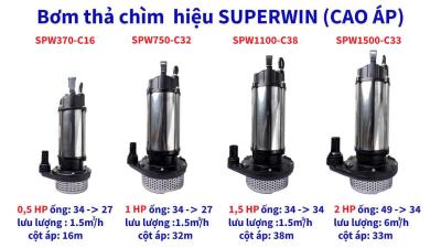 Máy bơm chìm Super win SPW1100-C38