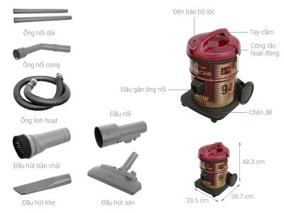 Máy Hút Bụi Công Nghiệp Hitachi CV-940Y