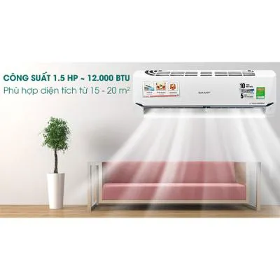 Máy lạnh Sharp Inverter 1.5 HP AH-X13ZEW