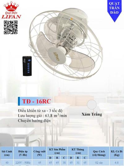 Quạt đảo trần Lifan TĐ-16RC
