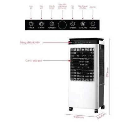 Quạt điều hòa không khí Rapido 6000D