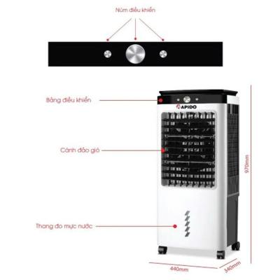 Quạt điều hòa không khí Rapido 6000M