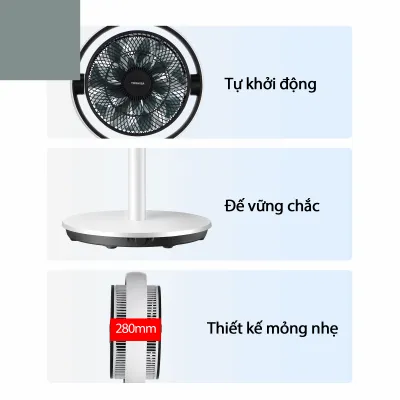 Quạt đứng tuần hoàn Toshiba F-DSC80XVN
