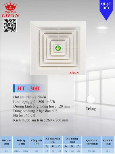 Quạt hút âm trần Lifan HT-30B