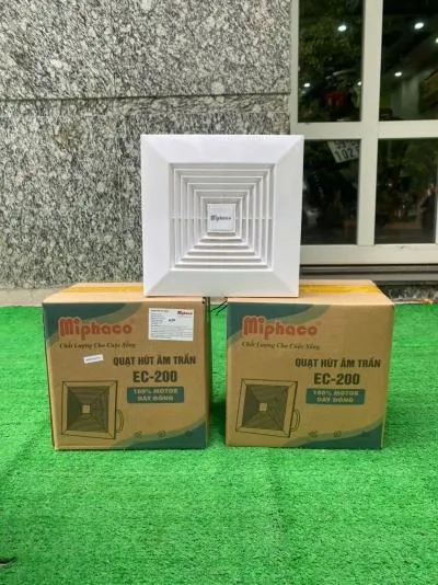 Quạt hút âm tường 1 chiều Miphaco EW-200