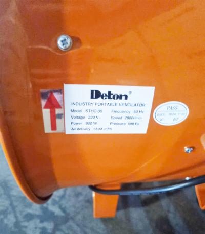Quạt hút xách tay Deton STHC-40