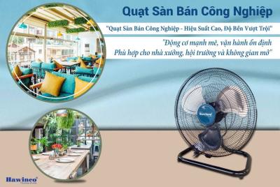 Quạt sàn chân quỳ công nghiệp Ha.winco HF20-50SM