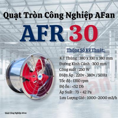 Quạt thông gió khung tròn AFan AFR 30
