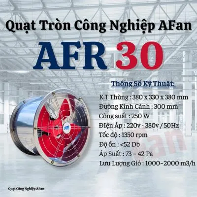 Quạt thông gió khung tròn AFan AFR 30