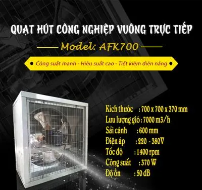 Quạt thông gió nhà xưởng AFan AFK700