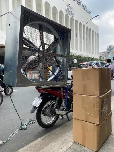 Quạt thông gió nhà xưởng Superlite Max 2 mặt lưới