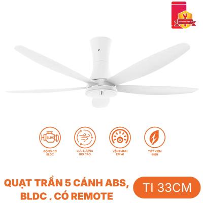 Quạt trần 5 cánh Nanoco NCF6051-W