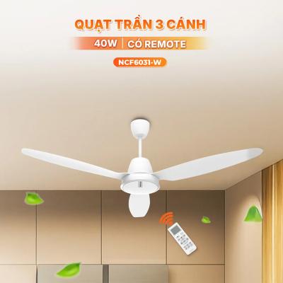 Quạt trần Nanoco 3 cánh NCF6031-W