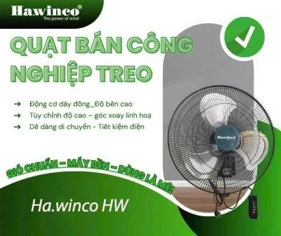 Quạt treo công nghiệp Ha.winco HW20-50SM