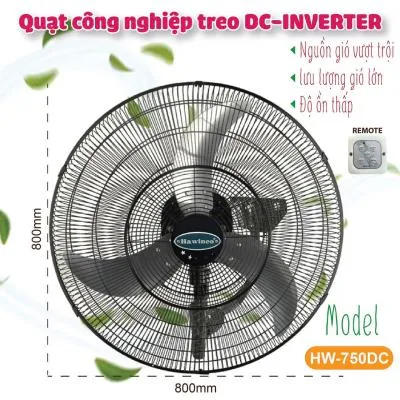 Quạt treo công nghiêp Inverter Ha.winco HW-750DC
