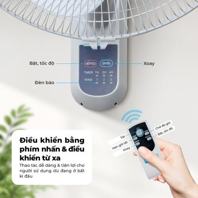 Quạt treo tường AC 3 cánh AWF04A163