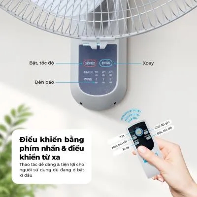 Quạt treo tường AC 3 cánh AWF04A163