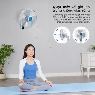Quạt treo tường AC 3 cánh AWF04A163