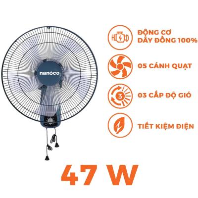 Quạt treo tường Nanoco NWF1604G