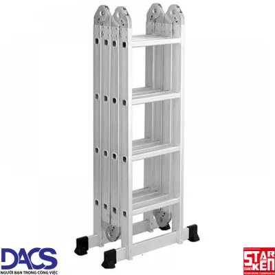 Thang nhôm gấp 4 khúc Starken ST404H