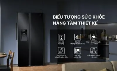 Tủ lạnh Aqua 515 lít AQR-SA541XA(BL)​