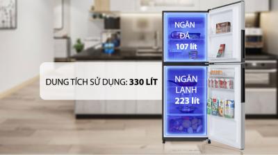 Tủ lạnh Sharp Inverter 330 lít SJ-XP352AE-DS