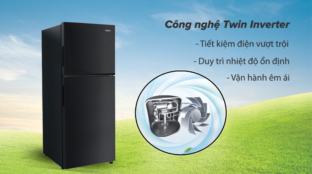 Tủ lạnh Aqua 189 lít AQR-T220FA(FB)
