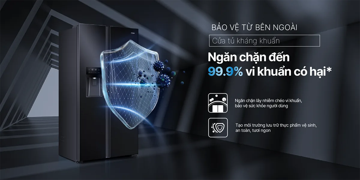 Tủ lạnh Aqua 515 lít AQR-SA541XA(BL)​