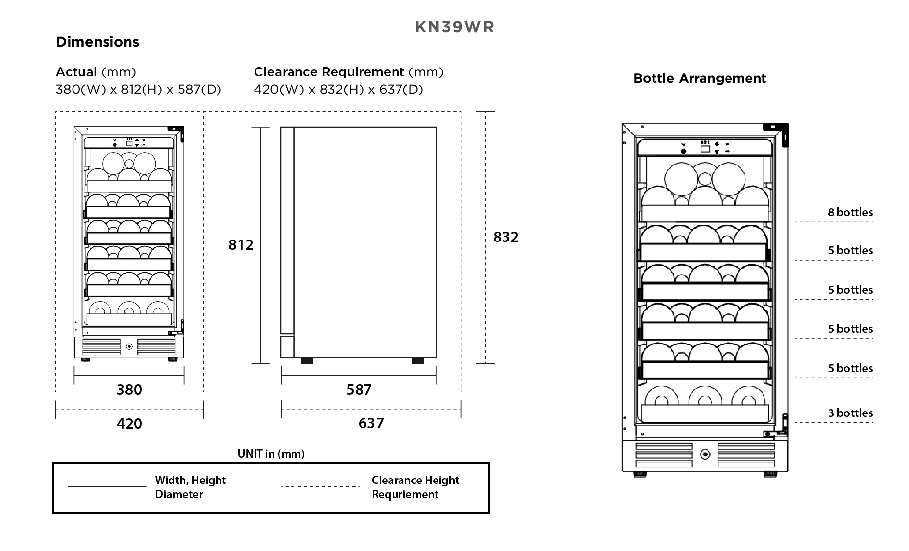 Tủ ướp rượu Kadeka KN-39WR