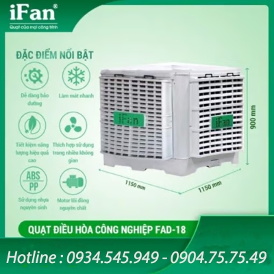 Máy Làm Mát Hơi Nước IFan FAD18