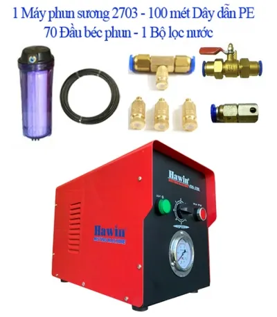 Máy phun sương Hawin FOG-2703 (trọn bộ)