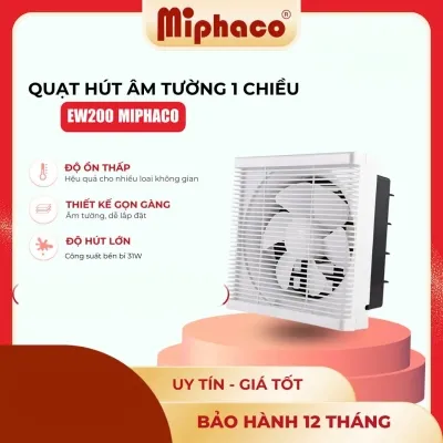Quạt hút âm tường 1 chiều Miphaco EW-200